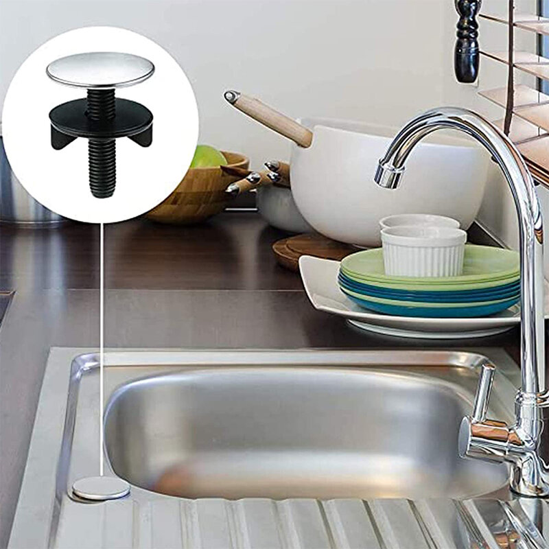 ฝาปิดช่องอ่างล้างจานในห้องครัวฝาปิดซีลฝาปิดอ่างก๊อกน้ำในห้องน้ำอุปกรณ์โลหะ12-40มม.
