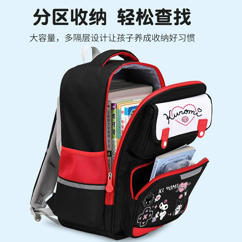 Sanrio New Clow M Student Schoolbag Cute Cartoon Spine Protection Lightweight Children Backpack