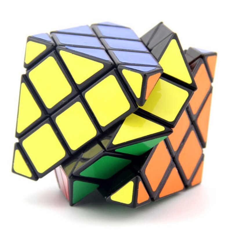 LanLan 8 Axis Hexahedron 6 Surface Twisty 4 Layers Skewbed Professional Magic Cube Speed Puzzle Antistress Toys cubo magico Gift