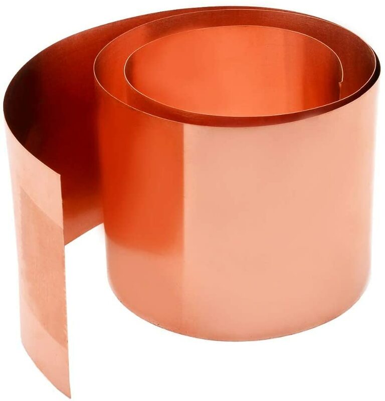 銅箔,99.9% 〜0.01mm,1/5ピース,0.5純銅箔,赤い銅箔