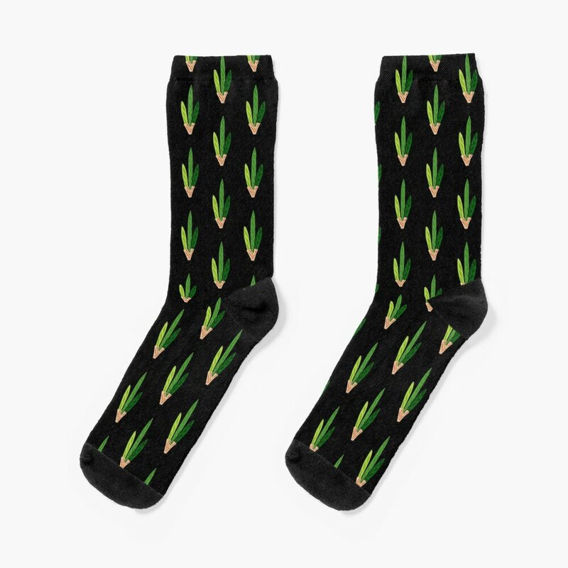 Lulav-calcetines con estampado negro para hombre y mujer, medias de marca de diseñador para regalo, de invierno, con personajes de dibujos animados