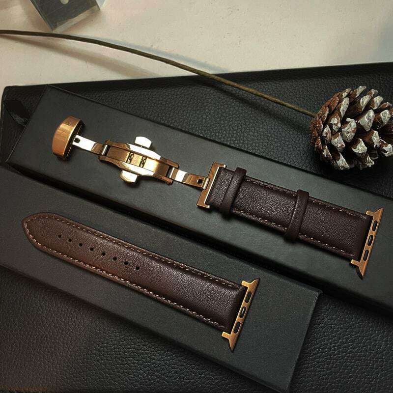 Echtes Leder für Apple Uhren armband 45mm 41mm 44mm 40mm 42mm 38mm 49mm Correa Armband iwatch Serie 7 5 se 6 8 9 ultra 2 Armband