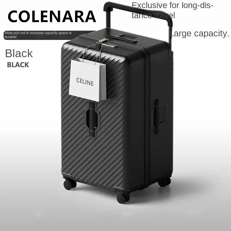 COLENARA 22 "24" 26 "28" 30 pollici valigia di alta qualità capacità oversize valigia Trolley robusta e resistente bagaglio essenziale da viaggio