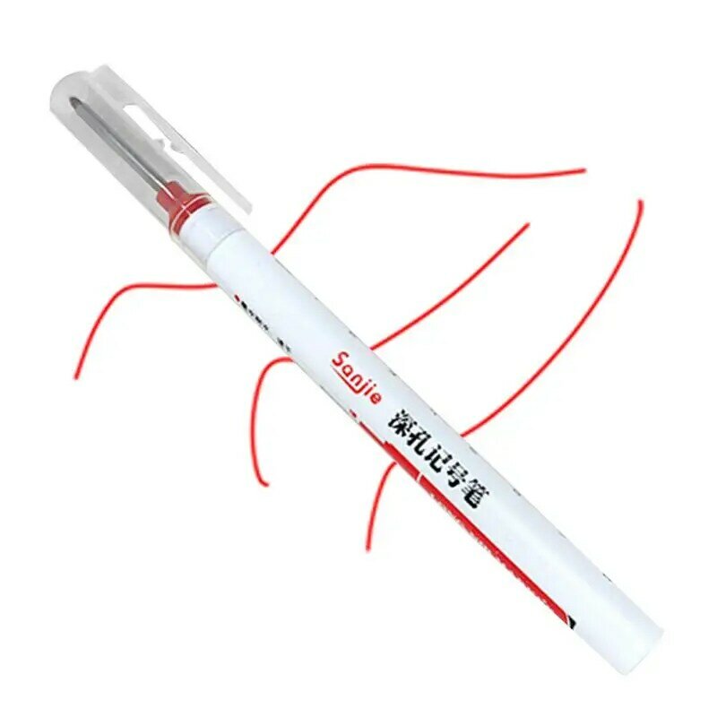 밝은 색상의 깊은 구멍 마커 펜, 긴 코 마커 펜, 목공 마킹 유리용 산업 마킹 제품