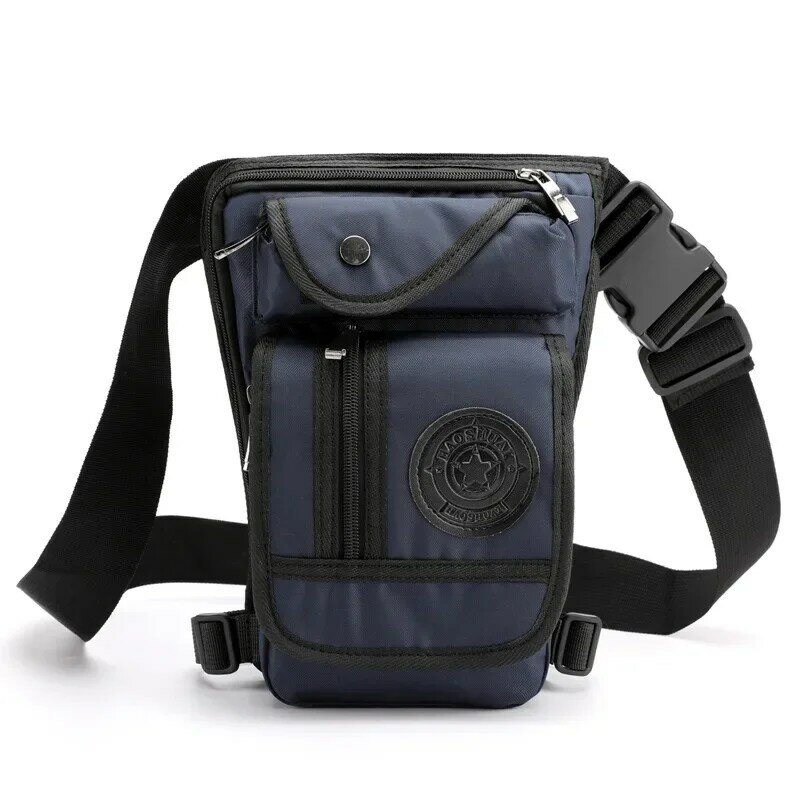 กระเป๋าหุ้มขาผ้าใบแบบยุทธวิธี2024ใหม่กระเป๋าตกปลาอเนกประสงค์กระเป๋ากันน้ำแฟชั่น Bodypack ติดมอเตอร์