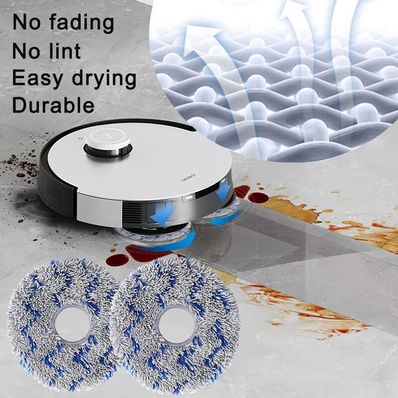 For Ecovacs Deebot X1 OMNI T10 TURBO/ T10 Vacuum Cleaner Robot Filter Main Side Brush Mop Cloth Dust Box Replace Replacement