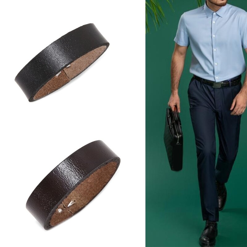 Cinturón de vaquero occidental para hombre y mujer, cinturón de cintura de estilo Rock con personalidad de varios colores, lazo de enlace, suministros de bricolaje
