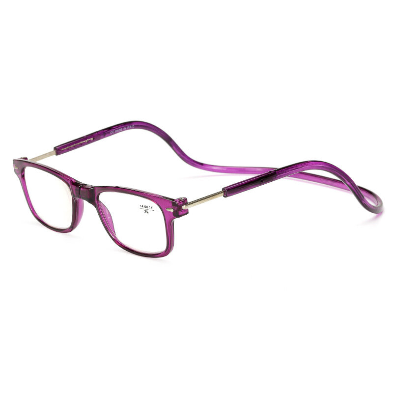 스톤 맨 투명 아세테이트 안경, 회전 눈, 강력한 자석, 노안 보호 고글, 도매