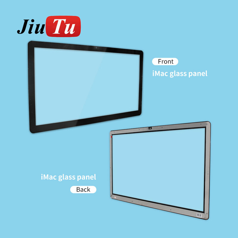 Vidro LCD para iMac, moldura frontal preta, tela externa, tampa de lente de vidro, novo, 27 polegadas, 21.5in, A1418, A1419, A1312, A1407