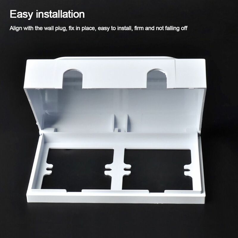Self-Adhesive Switch Protective Cover Wall-mounted 86 Type Socket Waterproof Box Plastic Protection Socket Wall