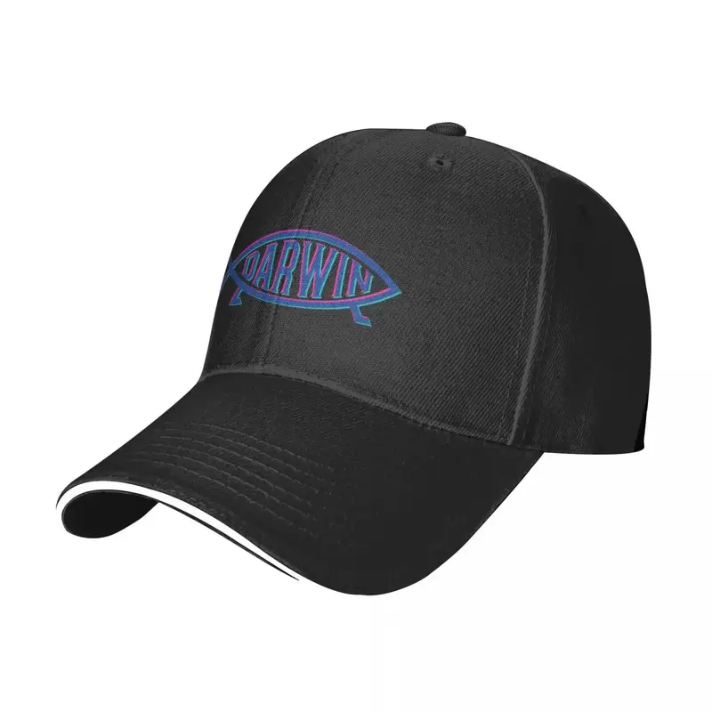 قبعة بيسبول بشعار سمكة داروين ، قبعة حصان نسائية ، قبعة نسائية ، V3