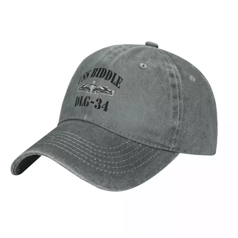 USS BIDDLE (DLG-34) sklep okrętowy kapelusz kowbojski Sunhat boonie kapelusze kapelusze plażowe czapki urodzinowe męskie damskie