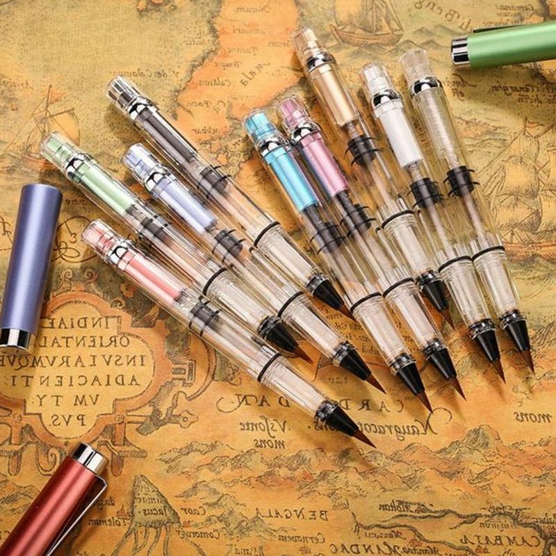 9pcs Set Watercolor Painting Brush Writing Tool School Office Supply Student Artist Stationery Student Calligraphy Pen Br7