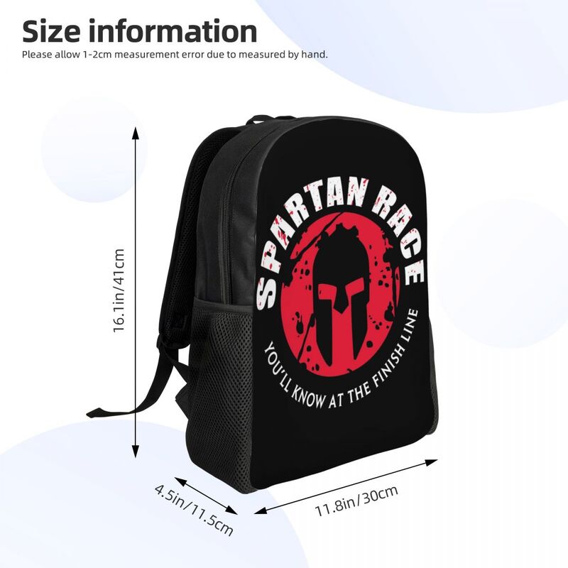 Spartan Race Sparta Spirit Backpacks for Women Men Waterproof School College Bag Print Bookbag