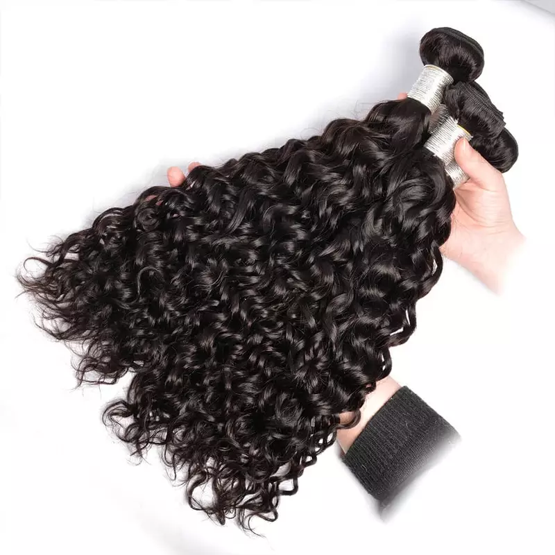 Braziliaans Maagdelijk Menselijk Haar 1 Stks Water Wave Brazilian Hair Weave Bundels 8a Beauty Producten Human Hair Extensions