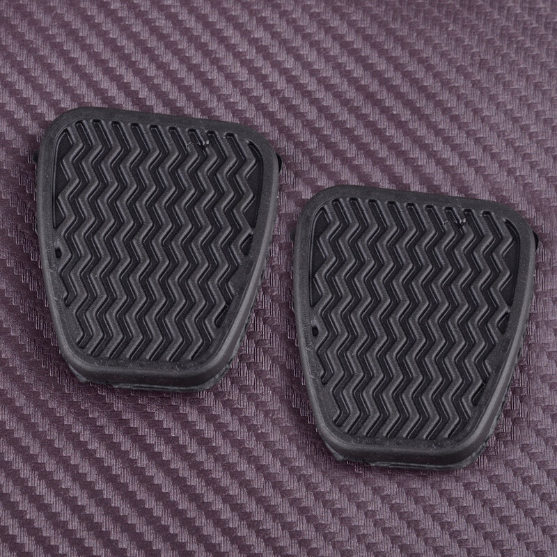 2 stücke Gummi Universal Auto Brems kupplung Pedal Pad Abdeckung Ersatz 4.9*5.75*3,1 cm schwarz