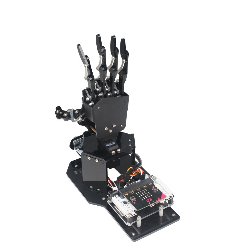 Микро: бит-манипулятор ладони с 5 Dof роботизированные пальцы программируемый робот-рука для Microbit V2 комплект робота захват коготь питон комплект