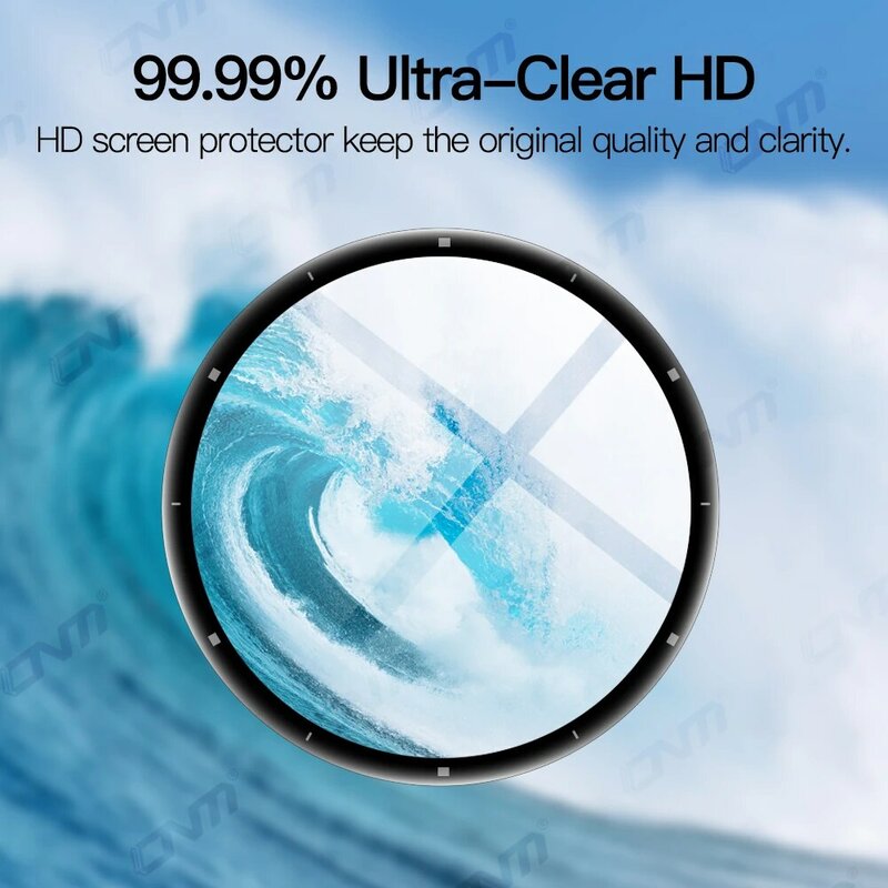 Protetor de tela flexível macia para Garmin Venu 3, película protetora, cobertura total, não vidro, 20D