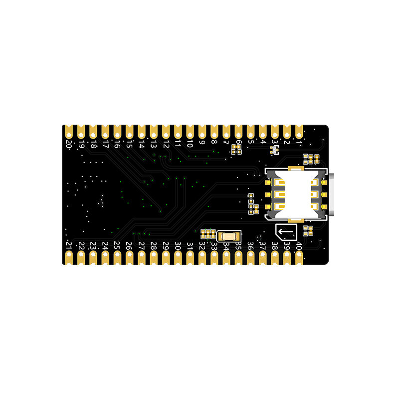 QUECTEL-Mini Placa de desarrollo con receptor GPS, BG95-M3, 40 Pines, PCBA, LPWA, GSM, NBIOT, CATM