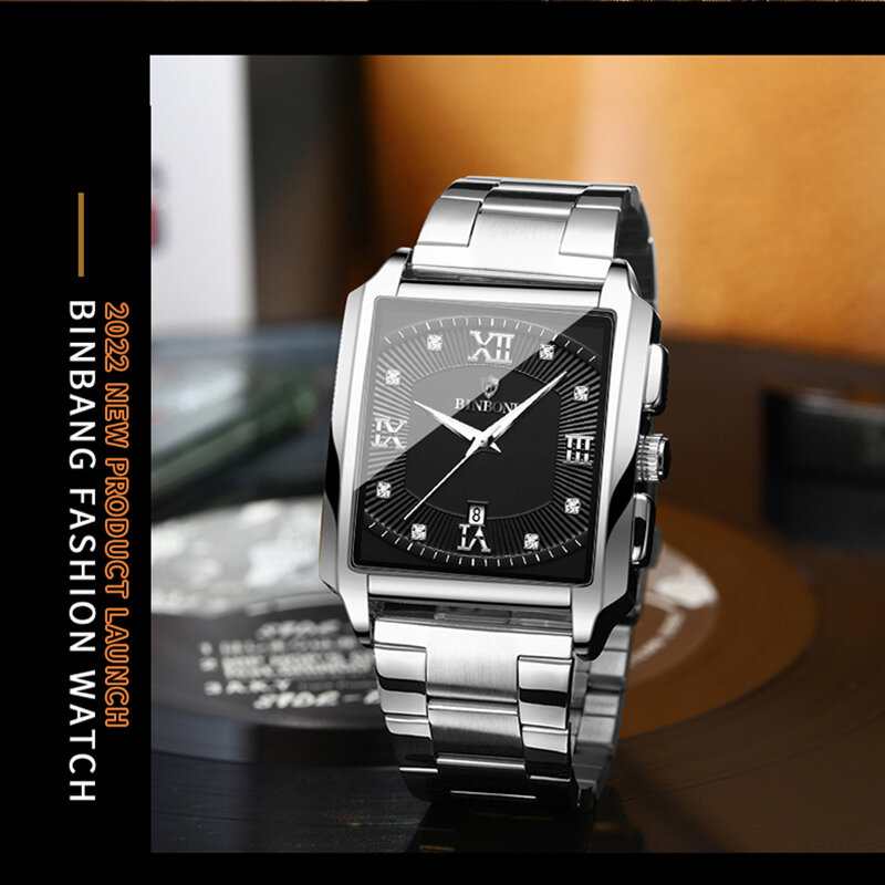 2022 Top Marke Luxus Mode Taucher Uhr Männer 30ATM Wasserdicht Datum Uhr Sport Uhren Herren Quarz Armbanduhr Relogio Masculino