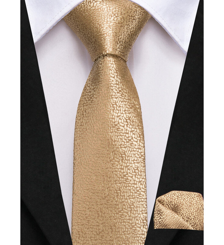 Золотой однотонный желтый шелковый галстук для детей, Роскошный дизайнерский галстук ручной работы для детей, 120 см, длина 6 см, широкие модные вечерние галстуки, Прямая поставка