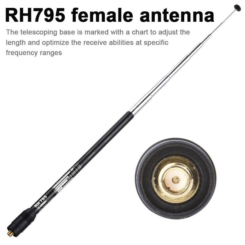 Antenne femelle SMA RH795 pour EAU numérique, large bande 70-1000MHz