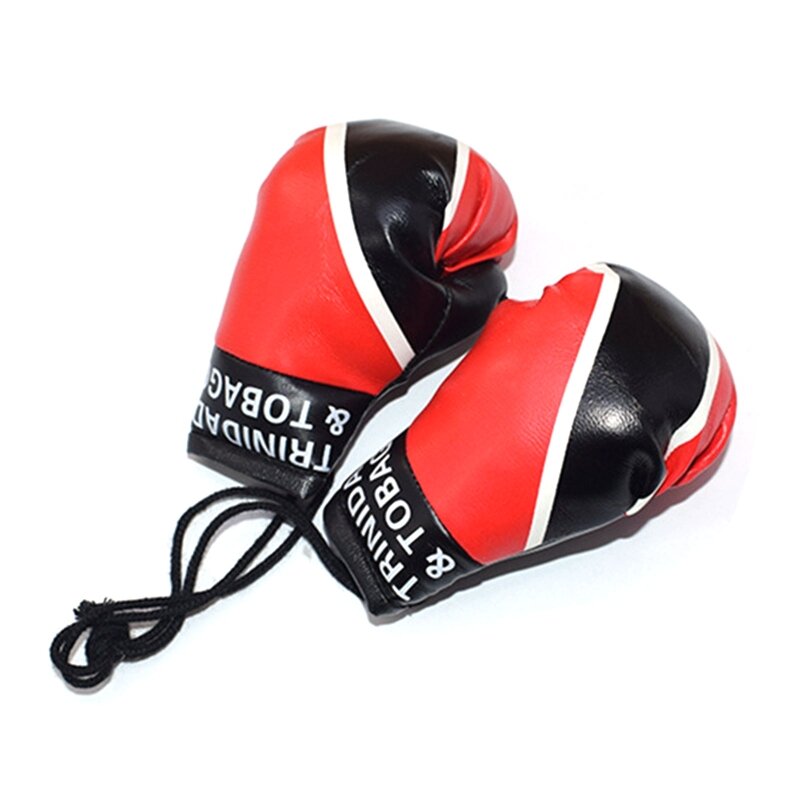 Mini gants de boxe, drapeau de boxe, accessoires de photographie pour nouveau-nés, 10cm, 69HE