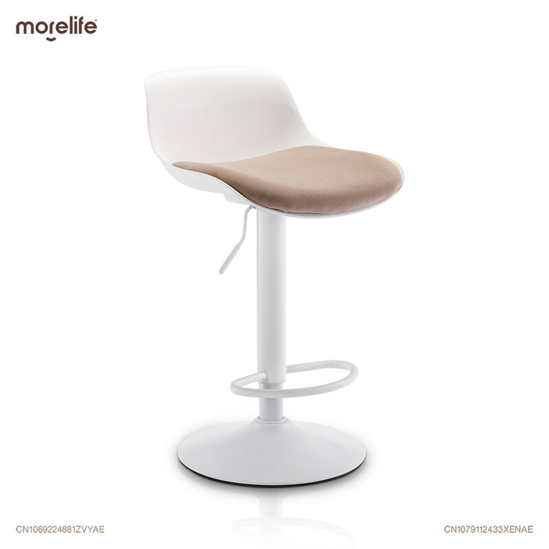 Новые повседневные барные стулья в скандинавском стиле, современный простой домашний креативный стул, минималистичный кремовый стул, стул