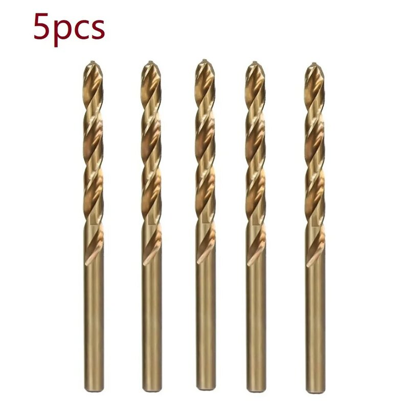 5pcs M35 Cobalt HSS Drill Bit 1mm-8mm For Stainless Steel Drilling Metalworking Cutter Power Tool Accessories