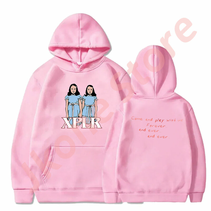 Sam dan Colby XPLR The Twins hoodie baru Logo Merch Cospaly busana Pria Wanita Kasual kaus