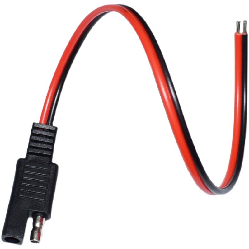 5Pcs Sae Single Ended Uitbreiding Cabl 18AWG Sae Quick Disconnect Plug Kabel Voor Auto En Zonnepaneel