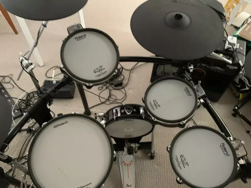 Ready To Ship Authentic Rolands TD-17KVX V-Drums Electronic Drum Set #TD-17KVX-S