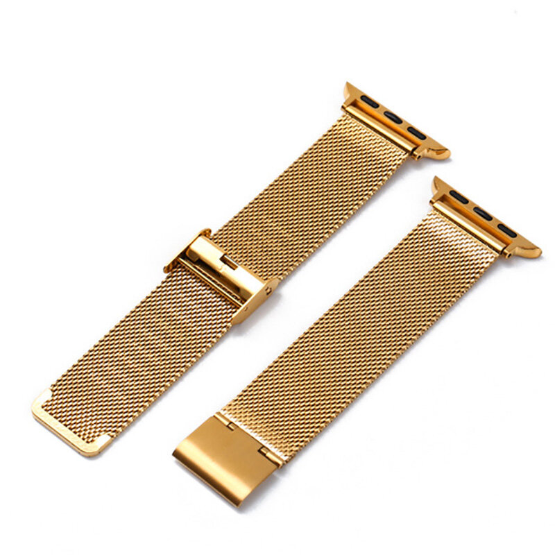 Wrist Strap For Apple Watch Band 45mm 44mm 42mm Metal Correa 38mm 40mm 42mm Stainless Steel Bracelet Iwatch Serie 7 6 SE 5 4 3