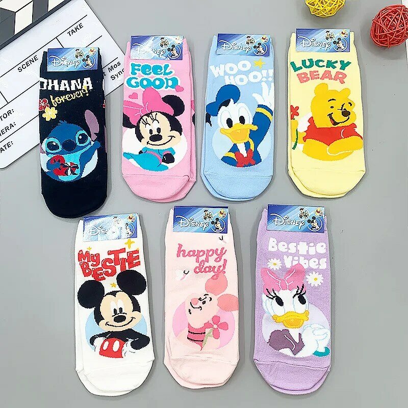 Sanrio Cartoon Meisje Sokken Disney Toy Story Print Girl Schattige Cartoon Tube Katoenen Sokken Houtachtig/Goofy/Judy Konijn Sokken