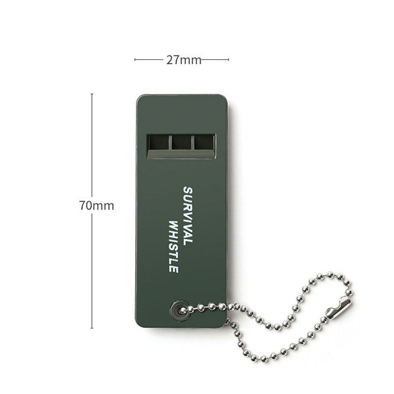 Портативный экстренный свисток, 3-частотный телефон с брелоком для мужчин и женщин, инструменты для наружного кемпинга, пешего туризма, свисток безопасности