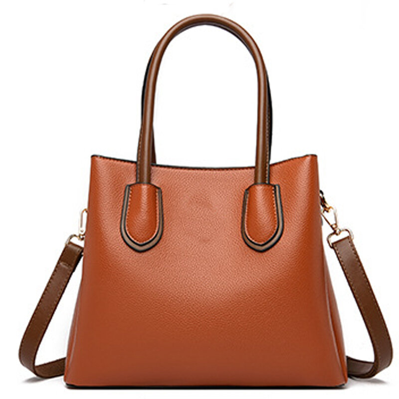 2023 Fashion Elegant Women Messenger Bags di alta qualità tinta unita Casual Vacation borse per la spesa da donna di grande capacità