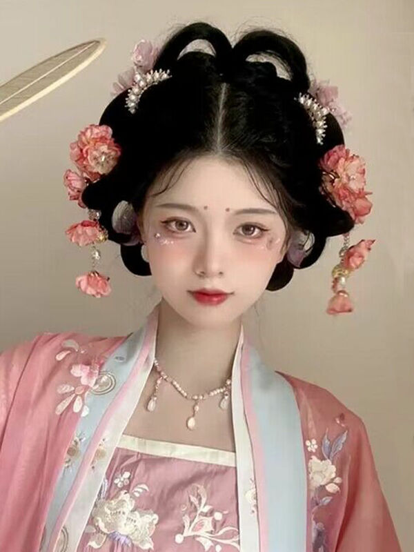 Chiński Vintage starożytny styl antyczne kobiety akcesoria do włosów kwiatowe spinki do włosów spinki do włosów antyczne akcesoria do włosów