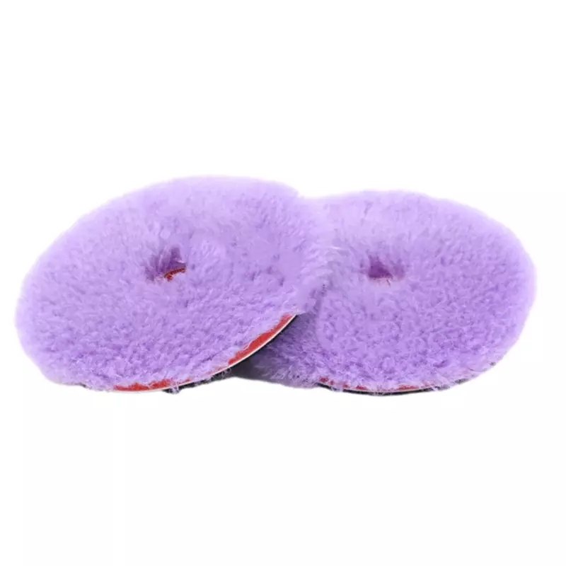 5.5 Inchs Wool Polishing Disc Car Beauty Waxing Self-Adhesive Disc Imitated Wool Sponge Pad Auto Polisher Sponges Discs