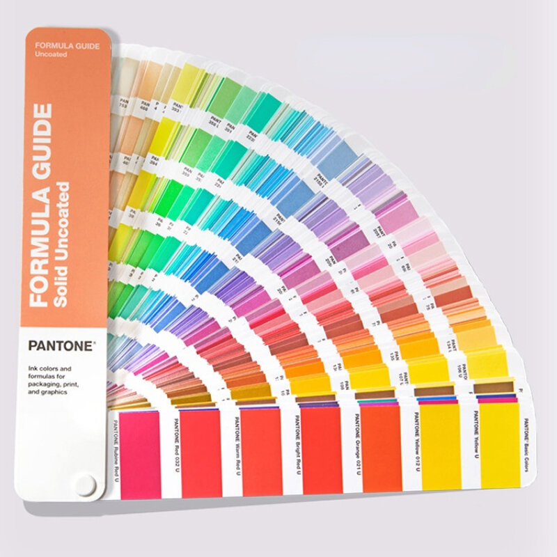 2022 nowa wersja karty Pantone karta kolorów U niepowlekana karta U matowy GP1601B-U 2390 kolorów