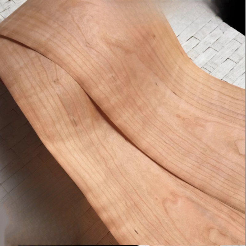 Chapa de madera con estampado de cereza Natural, modelo de madera con sonido L: 2,5 metros x 200x0,25mm