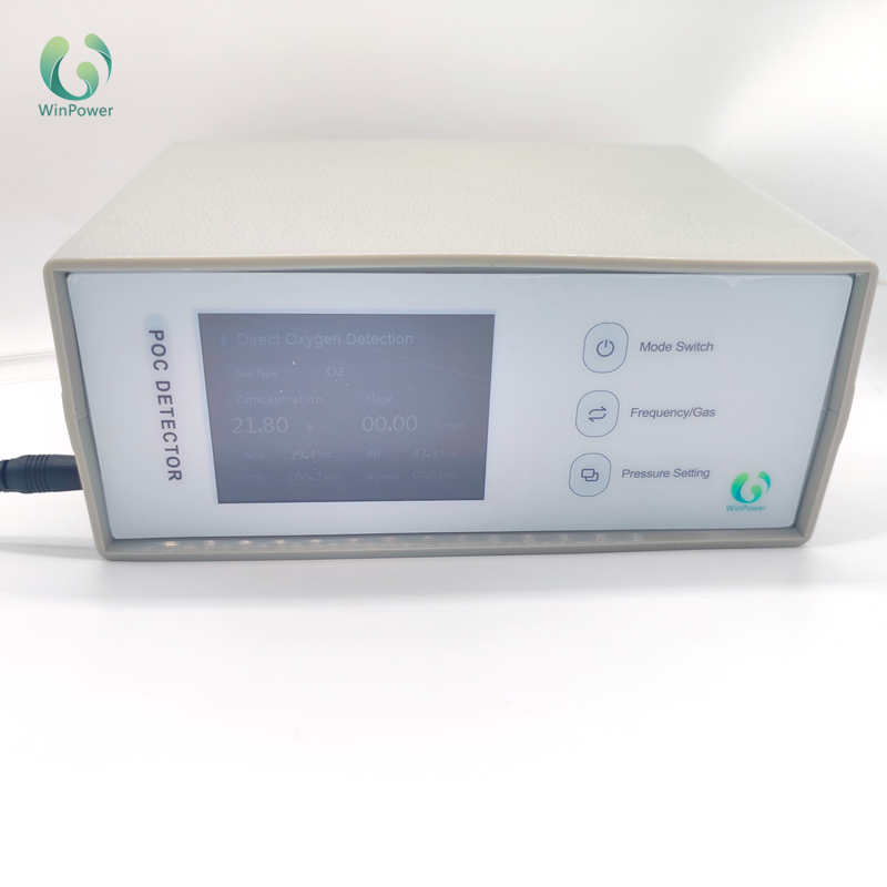 Analizador de oxígeno ultrasónico pulsado RP-A02, concentradores de oxígeno portátiles, sistema de prueba de O2, detecta flujo continuo y flujo de pulso