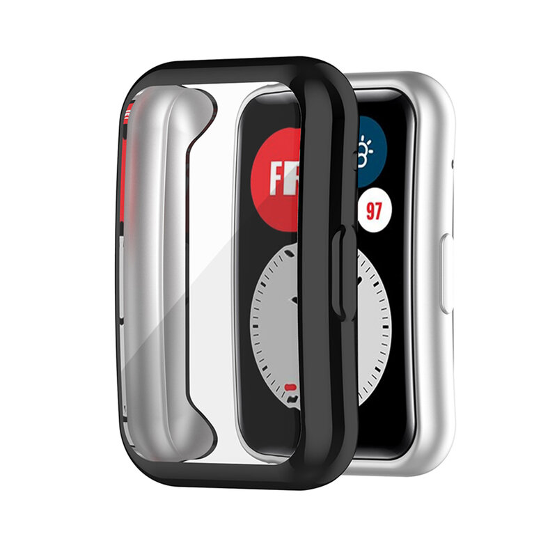 Galwanizowany futerał ochronny TPU na Huawei Watch Fit Special Edition Full Screen pokrowiec na pokrowiec akcesoria