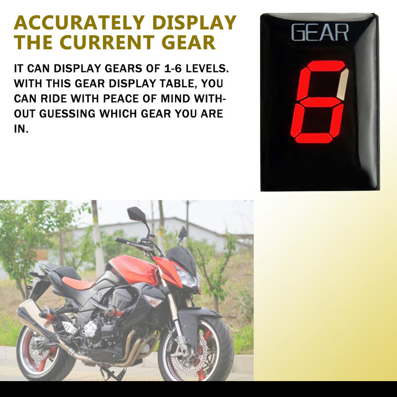 Para kawasaki z750 z1000 Z-750 Z-1000 2007 2008 2009 motocicleta engrenagem indicador de velocidade display digital medidor ecu plug acessórios