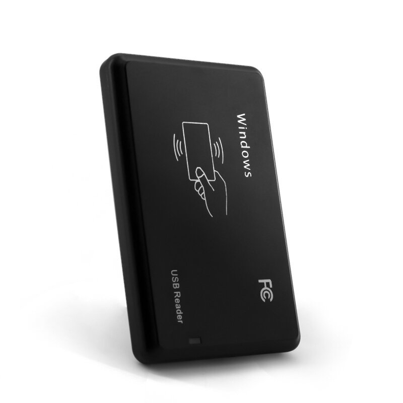 Lector de tarjetas RFID EM4100 TK4100, puerto USB, ID, inteligente, 125KHz, compatible con Windows, Linux, Vista, Android