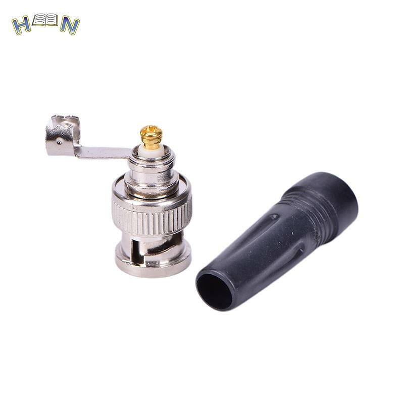1pc Surveillance BNC Connector Male Plug Adapter For Twist-on Coaxial RG59 Cable For CCTV Camera Video/AUDIO Connector