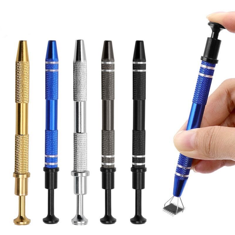 Quatro Garra Grabber Componente Eletrônico, IC BGA Chip Gripper Extrator, Screw Picker Pick Up Pen, Ferramenta de Mão de Reparação Eletrônica