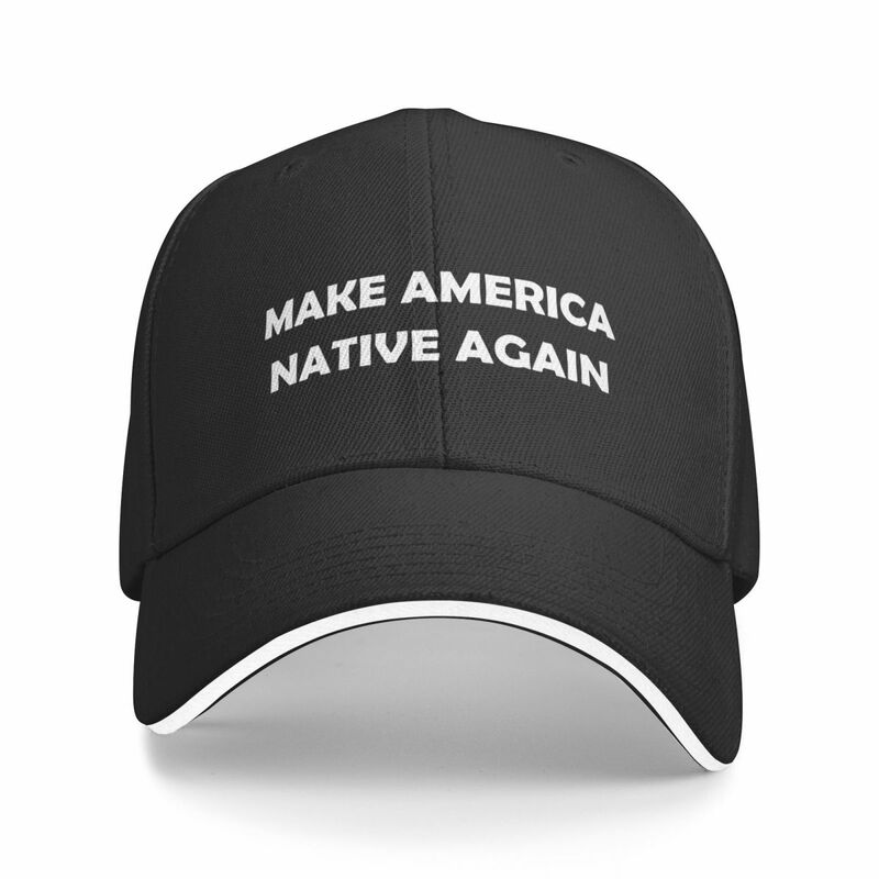 ใหม่หมวกเบสบอลอเมริกันพื้นเมืองอีกครั้งหมวกกอล์ฟหมวกทรักเกอร์หมวกฤดูร้อนหมวกผู้หญิงหมวกผู้ชาย
