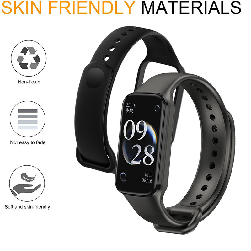 Ersatz gurt für Redmi Smart Band 2 Silikon Uhren armband für Xiaomi Smart Band 8 Active Strap Armband