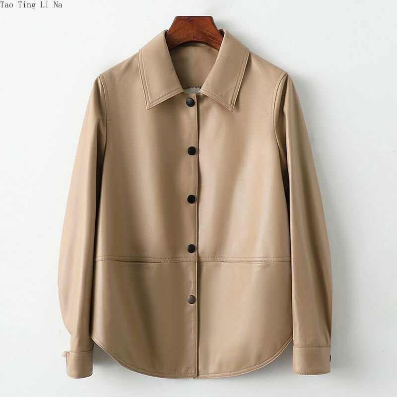 2023 여성용 진짜 양가죽 코트, 캐주얼 진짜 양가죽 재킷, H8, 신상