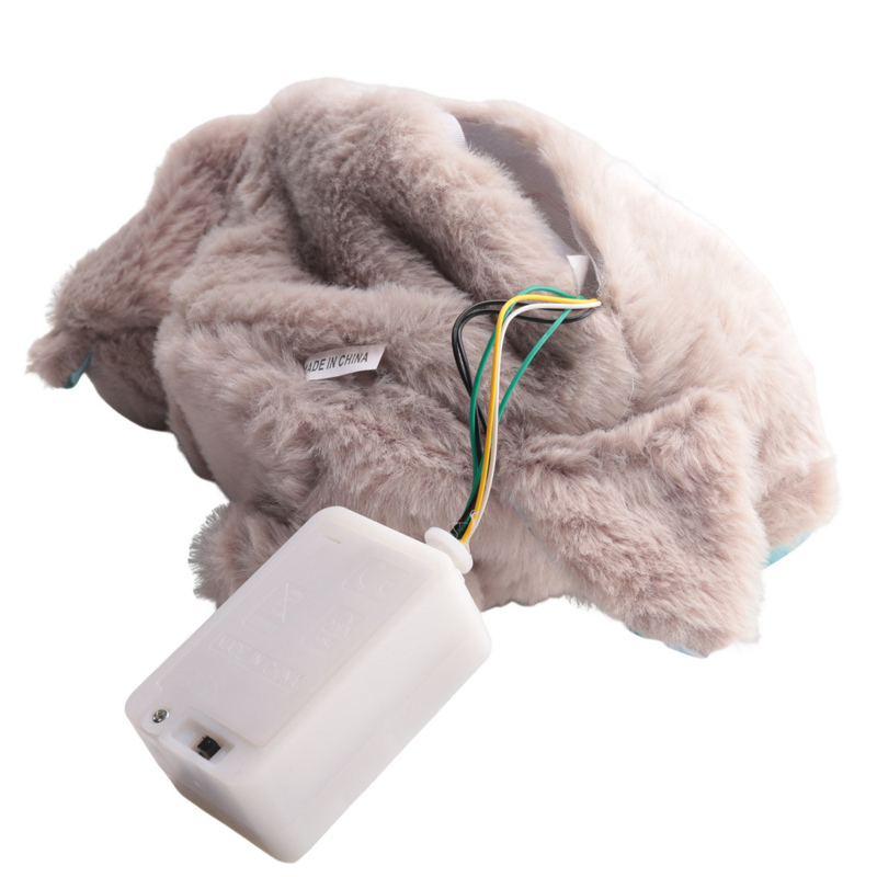 Urządzenie dźwiękowe dla dzieci łagodzi przenośne pluszowe zabawka dla dziecka z detalami sensorycznymi